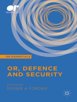 cover image of OR, Defence and Security